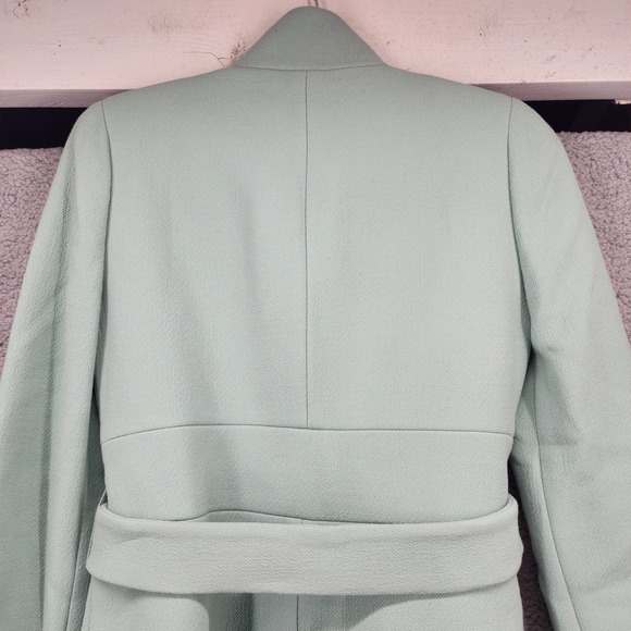 J. Crew Mint Green Trench Coat - Picture 11 of 13